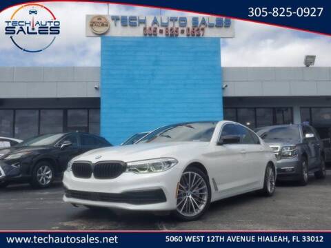 2019 BMW 5 Series for sale at Tech Auto Sales in Hialeah FL