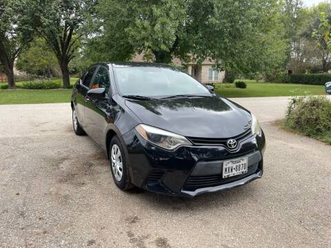 2016 Toyota Corolla for sale at CARWIN MOTORS in Katy TX