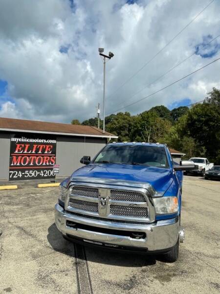 2017 RAM Ram Pickup 3500 for sale at Elite Motors in Uniontown PA