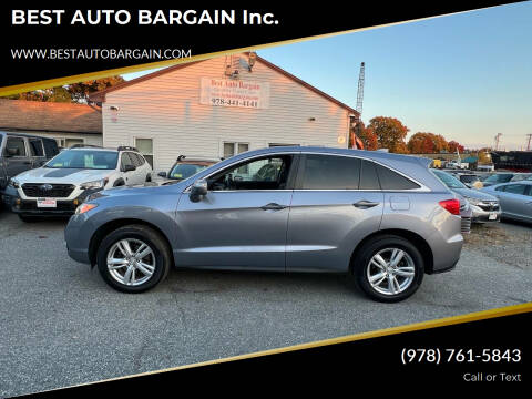 2014 Acura RDX for sale at BEST AUTO BARGAIN inc. in Lowell MA