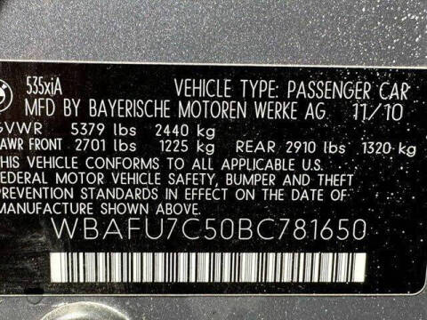 2011 BMW 5 Series 535i xDrive