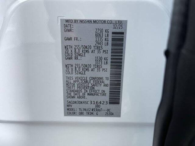 2025 Nissan Pathfinder Platinum