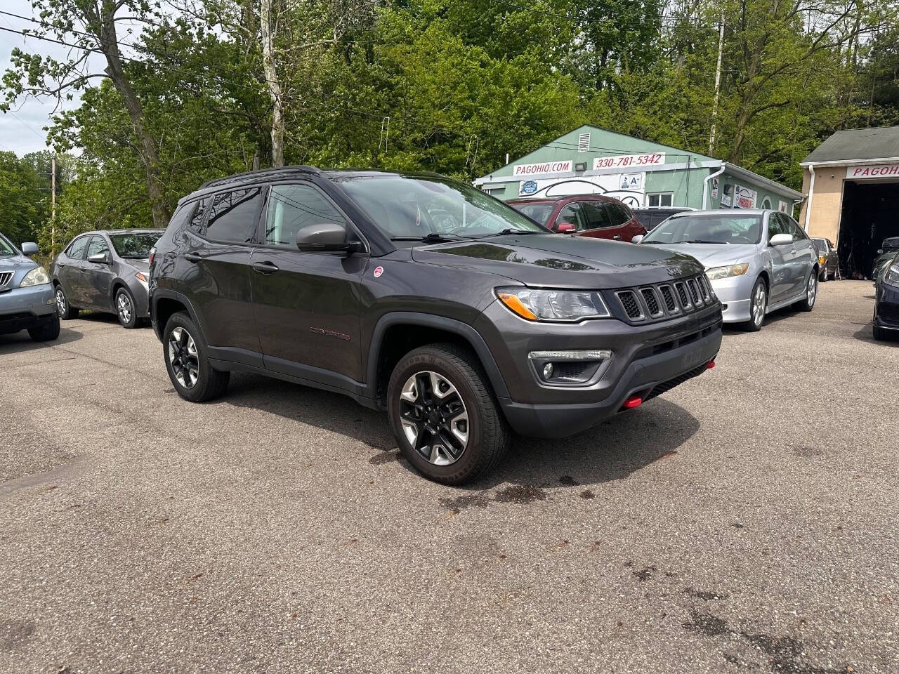 Gray 2018 Jeep Compass Trailhawk 4x4 Trailhawk 4dr SUV 2