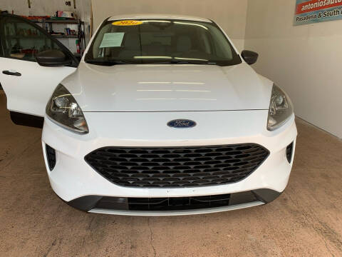 2020 Ford Escape for sale at Antonio's Auto Sales - Antonio`s  3001 in Pasadena TX