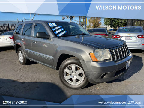 2008 Jeep Grand Cherokee for sale at WILSON MOTORS in Stockton CA