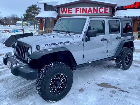 2014 Jeep Wrangler Unlimited for sale at Affordable Auto Sales in Cambridge MN