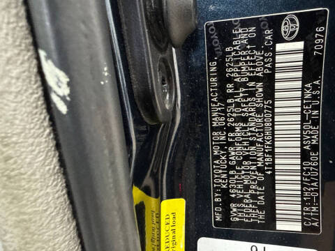 2017 Toyota Camry LE