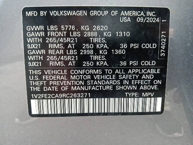 2024 Volkswagen Atlas Cross Sport SEL Premium R-Line 4Motion