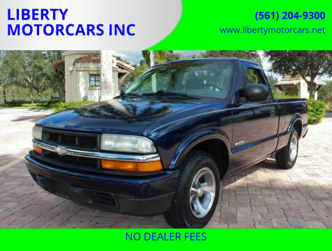 2003 Chevrolet S-10 for sale at LIBERTY MOTORCARS INC in Royal Palm Beach FL