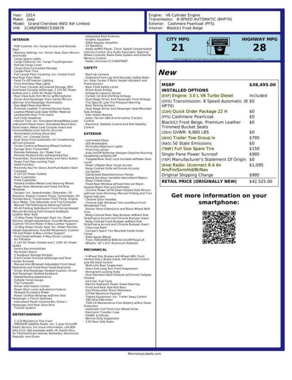 2014 Jeep Grand Cherokee Limited