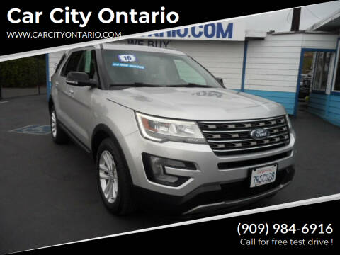 2016 Ford Explorer for sale at Car City Ontario in Ontario CA