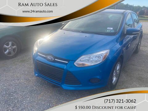 2014 Ford Focus for sale at Ram Auto Sales in Gettysburg PA