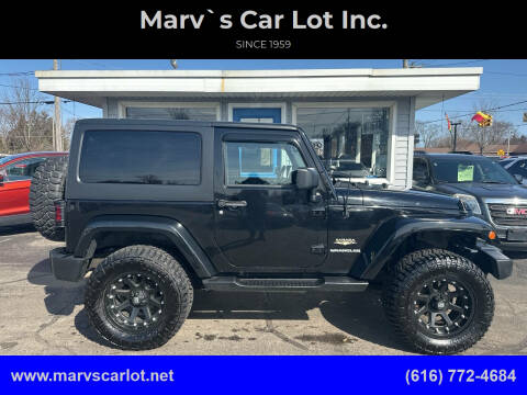 2015 Jeep Wrangler for sale at Marv`s Car Lot Inc. in Zeeland MI