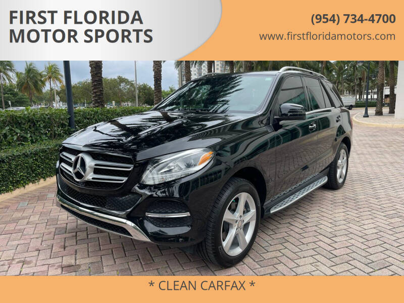 2016 Mercedes-Benz GLE for sale at FIRST FLORIDA MOTOR SPORTS in Pompano Beach FL