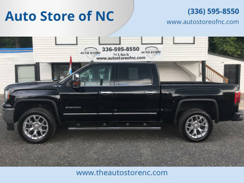 2016 GMC Sierra 1500 for sale at Auto Store of NC in Walnut Cove NC