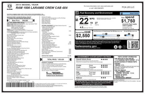 2015 RAM 1500 Laramie