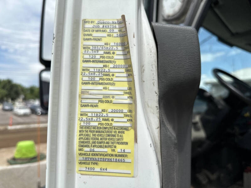 2015 International WorkStar 7500