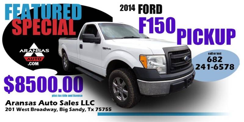 2014 Ford F-150 for sale at Aransas Auto Sales in Big Sandy TX