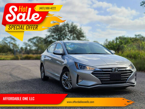 2020 Hyundai Elantra for sale at AFFORDABLE ONE LLC in Orlando FL