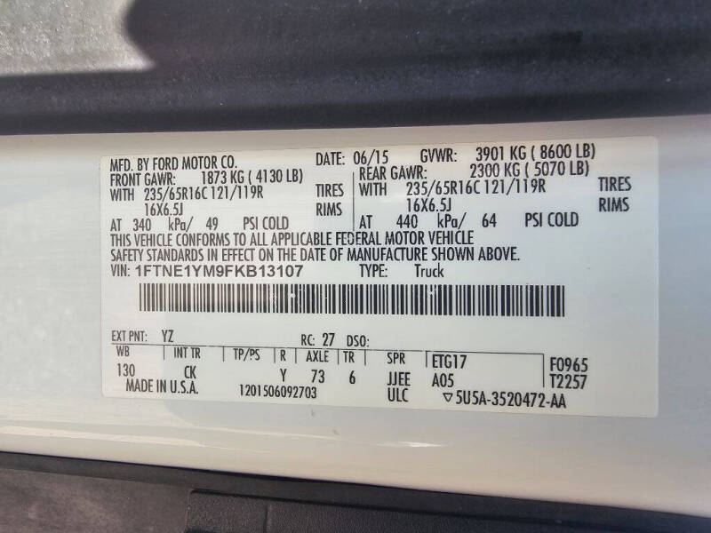 2015 Ford Transit 150