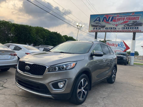 2016 Kia Sorento for sale at ANF AUTO FINANCE in Houston TX