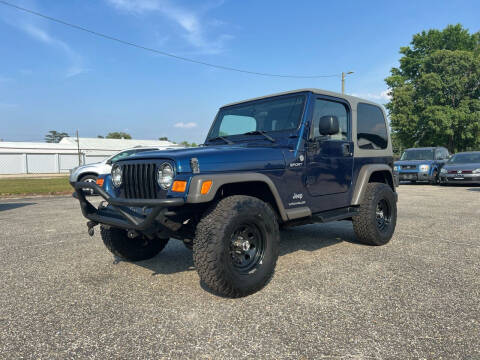 2005 Jeep Wrangler for sale at Carworx LLC in Dunn NC