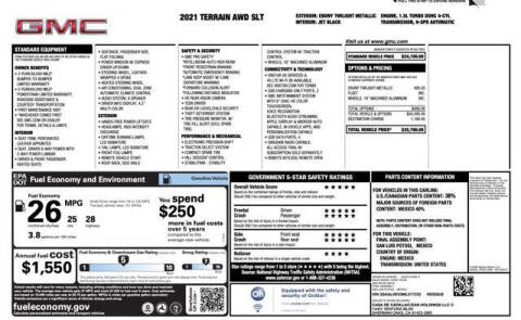 2021 GMC Terrain SLT