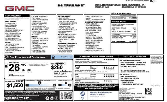 2021 GMC Terrain SLT