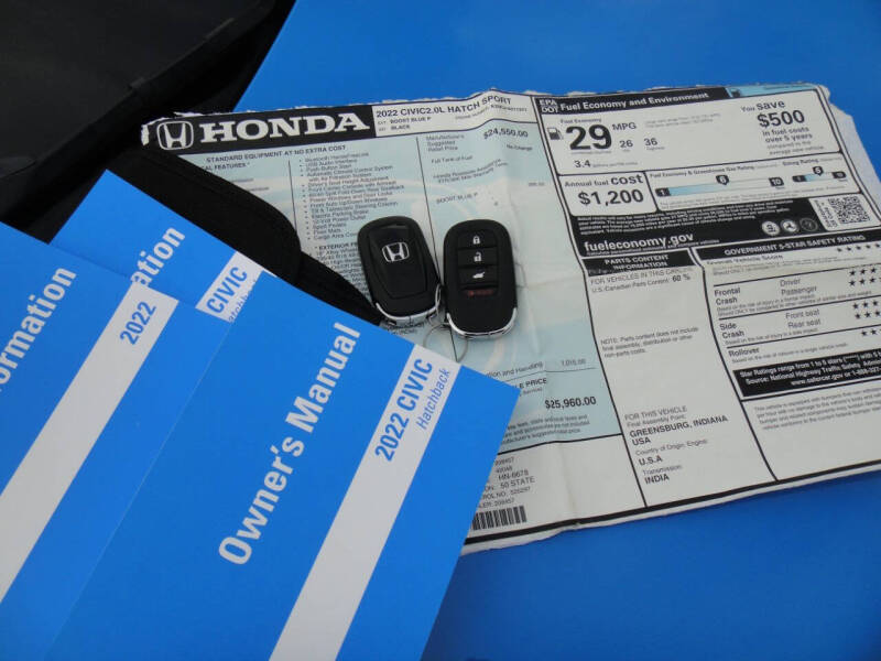 2022 Honda Civic Sport