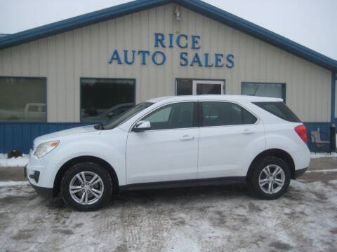 2015 Chevrolet Equinox for sale at Rice Auto Sales in Rice MN