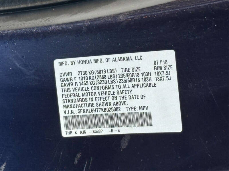 2019 Honda Odyssey EX-L