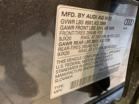 2022 Audi Q7 quattro Premium Plus 55 TFSI