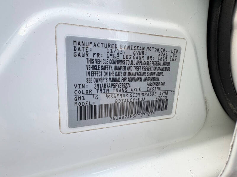 2015 Nissan Sentra S