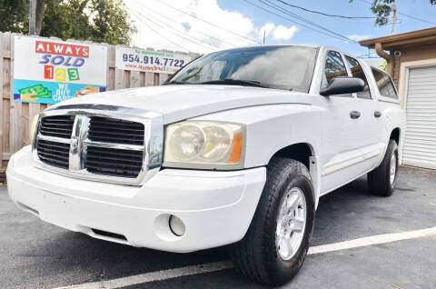 2006 Dodge Dakota for sale at ALWAYSSOLD123 INC in Fort Lauderdale FL