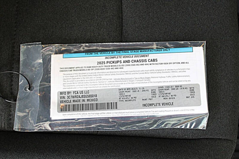 2025 RAM 3500 Tradesman