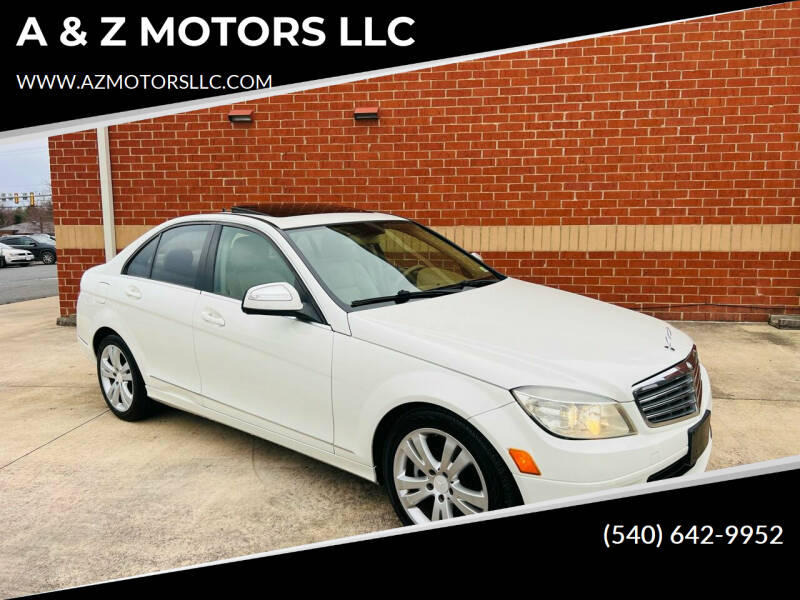 2008 Mercedes-Benz C-Class for sale at A & Z MOTORS LLC in Fredericksburg VA