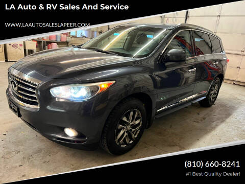 2013 Infiniti JX35 for sale at LA Auto & RV Sales and Service in Lapeer MI