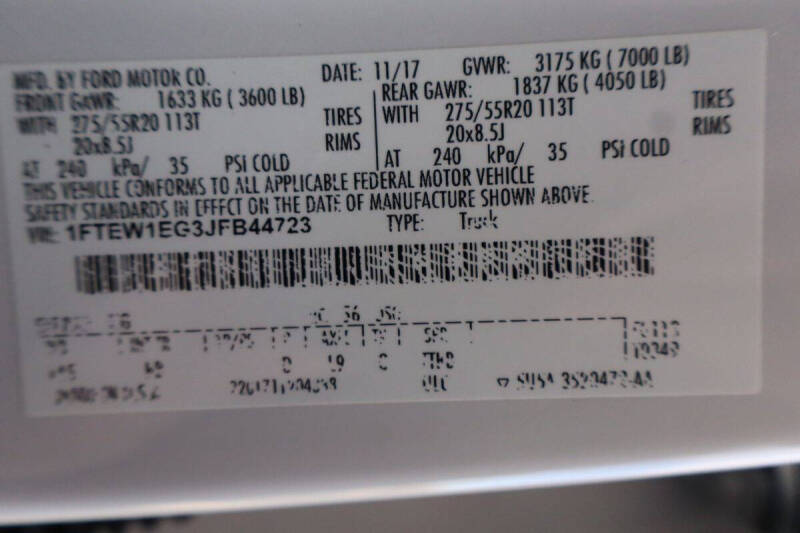 2018 Ford F-150 Platinum