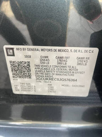 2018 Chevrolet Silverado 1500