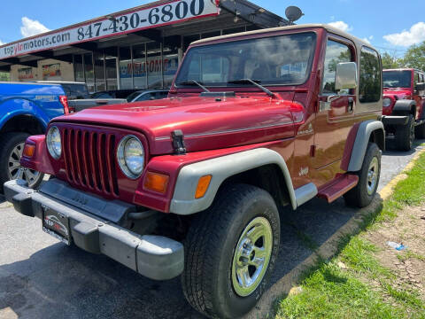 1999 Jeep Wrangler for sale at TOP YIN MOTORS in Mount Prospect IL