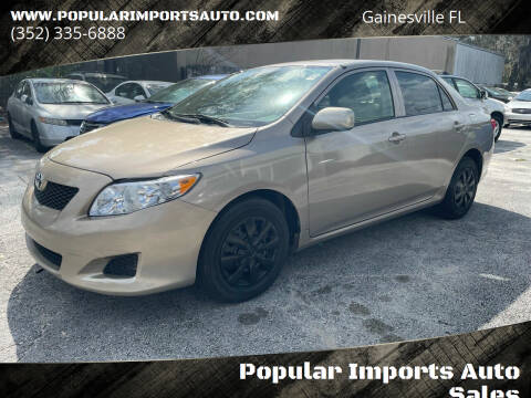 2010 Toyota Corolla for sale at Popular Imports Auto Sales in Gainesville FL