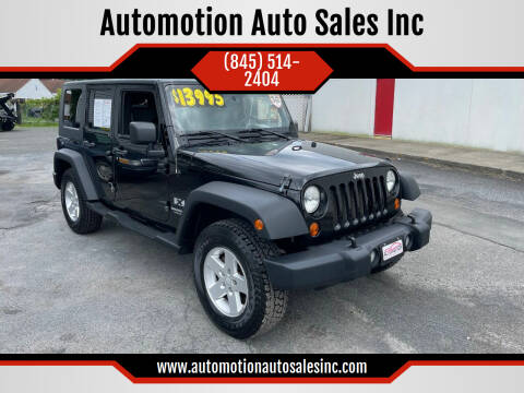 2007 Jeep Wrangler Unlimited for sale at Automotion Auto Sales Inc in Kingston NY