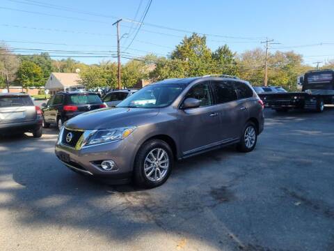 2014 Nissan Pathfinder for sale at Hometown Automotive Service & Sales in Holliston MA