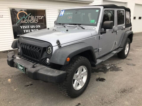 2014 Jeep Wrangler Unlimited for sale at HILLTOP MOTORS INC in Caribou ME