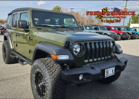 2023 Jeep Wrangler for sale at FRED FREDERICK CHRYSLER, DODGE, JEEP, RAM, EASTON in Easton MD