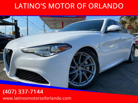 2017 Alfa Romeo Giulia for sale at LATINO'S MOTOR OF ORLANDO in Orlando FL