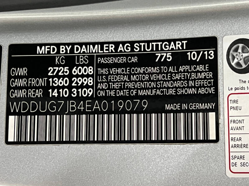 2014 Mercedes-Benz S-Class S 63 AMG