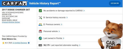 2017 Dodge Charger SXT