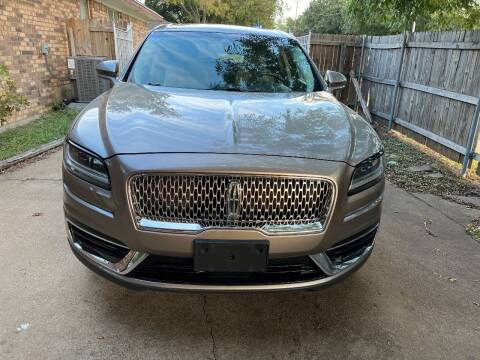 2019 Lincoln Nautilus for sale at RP AUTO SALES & LEASING in Arlington TX