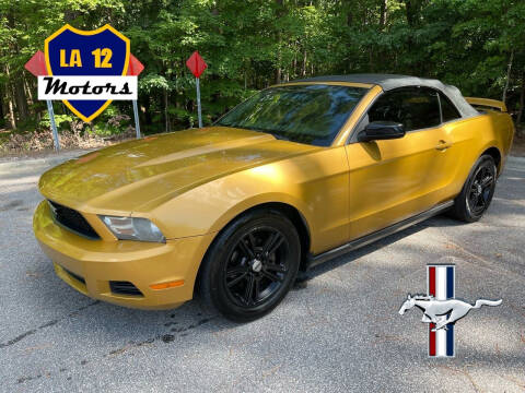 2010 Ford Mustang for sale at LA 12 Motors in Durham NC